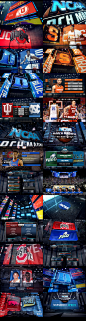NCAA MARCH MADNESS : concept and design for the march madness ncaa 2015.done trough King and Country