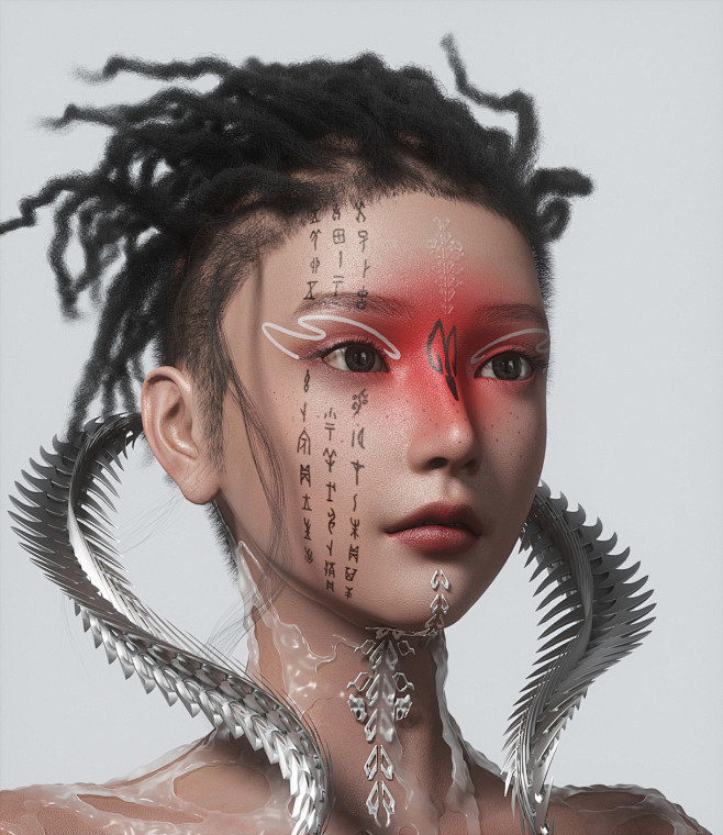 数字人头像_3三维/C4D设计