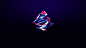 General 3840x2160 abstract blue minimalism geometry glass
