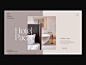 Hotel Pacai Concepts ui animation ui design fashion luxury hotel typography landing page interaction branding clean animation interface ux ui website web design web