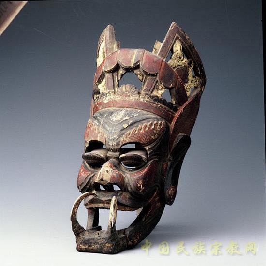 贵州傩面具_传统傩戏面具#傩面具 #巫傩...