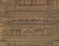 古建筑 古画