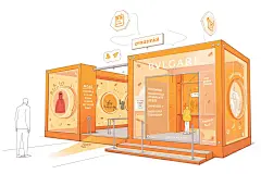 宝格丽琥珀展盒快闪店 | 时光收纳盒 - 小红书