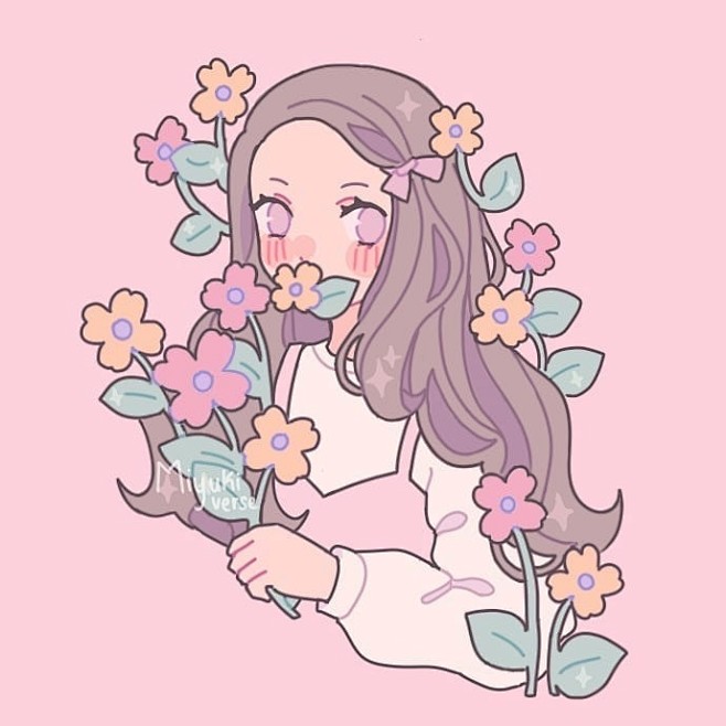 少女绘0202甜甜女孩纸