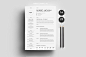 职场简约设计简历模板展示3-Pages-Clean-ResumeCV-Template