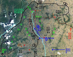 曲文阴山采集到地图