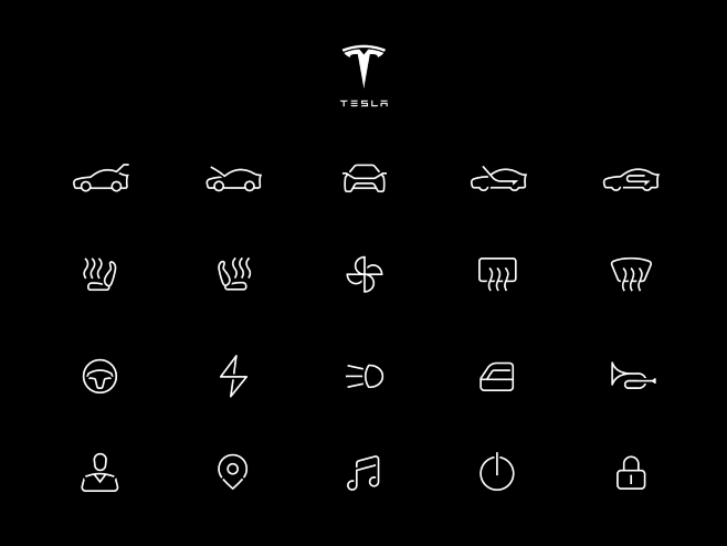 Tesla Model 3 App ic...