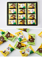 LINE FRIENDS 椰子巧克力盒装（12个） 布朗熊办公室休闲零食-tmall.hk天猫国际