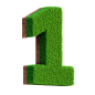 number_1_grass_3d_render1