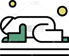 斋月,计算机图标,中东人,东方人,式样,古老的,概念,自然美,祈祷