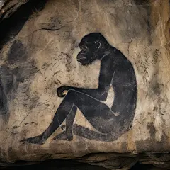 AI绘画_Prompts_pa_diskord_Bonobo_cave_painting_e7134413-99b1-4178-9a92-b0f75553e8b6_xpanx.com