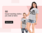 Casual matching clothes you need at home.
