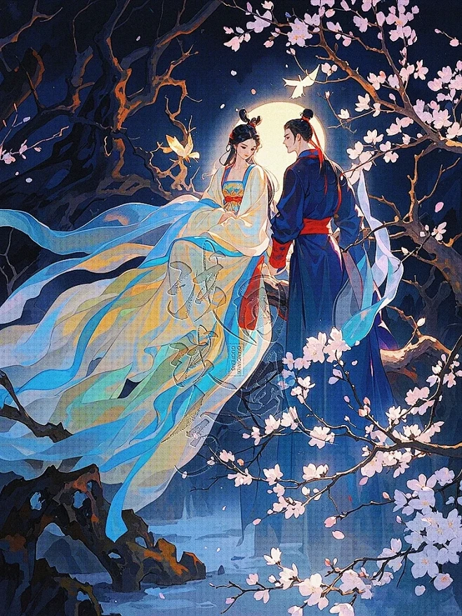 国风插画·在线等狗粮，看看谁家的最好吃 ...