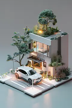 新能源汽车发展设计素材