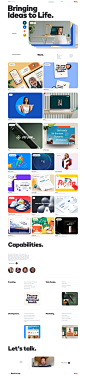 Voila Landing Page Example: Voila is Creative Studio based in Austin TX. We team up with startups and industries icons to help them build brands, products & marketing sites.