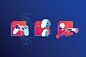 VR Icons and Typography Freebie - Virtual Reality Icons - Polar Vectors : Vr Icons and Typography Freebie- FREE Virtual Reality Icons are part of a large graphics set depicting robotics, AR, VR, gaming and smart tech themes.