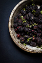 Blackberries + thyme