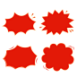 花瓣素材_促销系列红色惊爆价文字标题标签_193723887