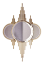 The Luxury Art Deco Inspired Designer Gold Plated Mirror is simply exquisite. This remarkable piece makes a stunning statement for any living space. Truly timeless, suiting an Art Deco inspired, classic or modern interior. Superbly executed by master craf