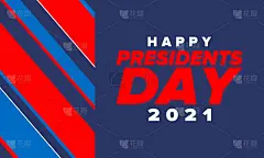 美国总统日快乐。华盛顿的生日。美国的联邦假日。2月庆祝。爱国的美国元素。海报、横幅和背景。矢量图