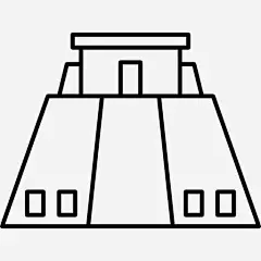 金字塔的魔术师图标 https://88ICON.com 古迹 金字塔 墨西哥 玛雅 尤卡坦