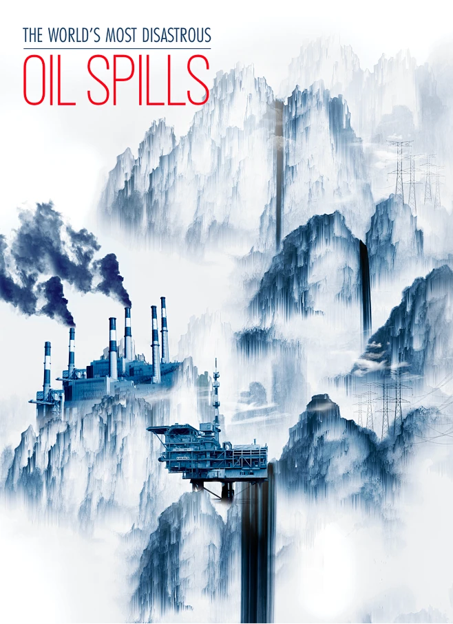 Oil Spills Infographic posters : RESPONDING TO THE OIL SPILLWITH THE ...