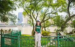 小清新阳光少女宽屏高清壁纸