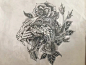 黑白装饰画