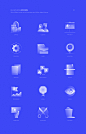 abstract concept design gradient Icon ILLUSTRATION  set UI vector Web