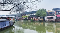 烟雨西塘古镇电脑壁纸