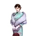 民国立绘富家太太