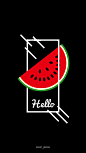 HELLO 西瓜 #壁纸# #色彩#