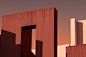 Minimalism postmodernism colors architecture Photography  Landscape barrier politics alien Immigration