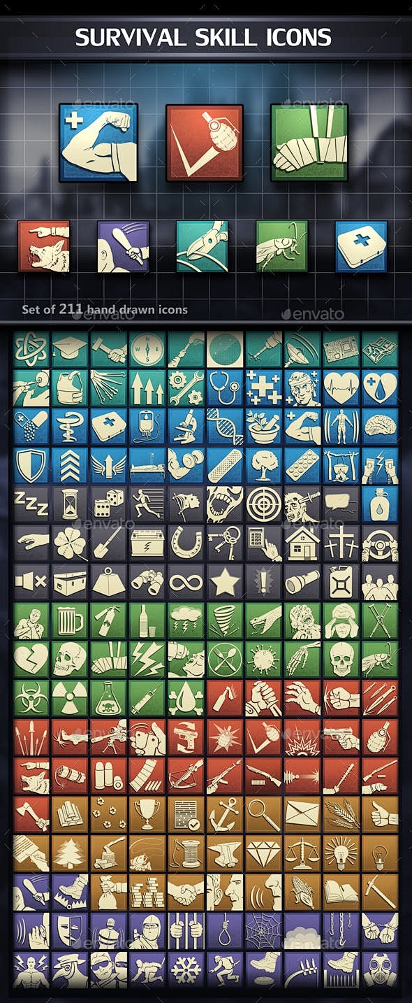 Survival Skill Icons...