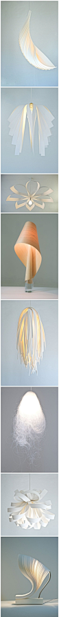 Amazed by the beauty of these limited edition paper lamp, designed by 7gods