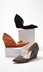 d'Orsay wedge heels - classic with an edge: 