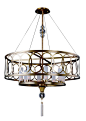 Features:  -Dorrit collection.  -Finish: Antique Brass.  -Style: Modern.  -Rated for interior locations.  -Accommodates 8 x 40W G9 xenon bulb (included).  -UL, cUL listed.  Product Type: -Drum pendant