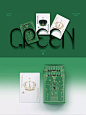 原创扑克牌设计绿色扑克牌Green_2_MANSHU漫舒_来自小红书网页版