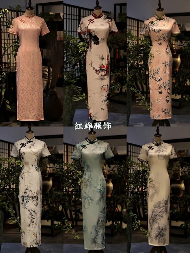 风情万千6⃣家古典美人民国风惊艳旗袍 :...