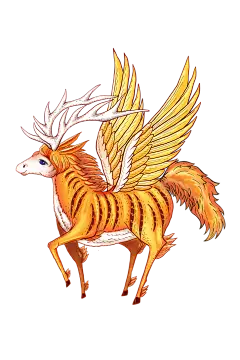 山海经神兽 鹿蜀