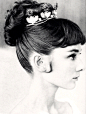 奥黛丽·赫本（Audrey Hepburn）赫本侧脸摄影公主造型