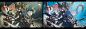 Overwatch Skin for Blizzard HOS / Login Key Art, Shawn Lin : The Champion Overwatch skin login Key Art I did for Blizzard HOS.