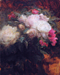 花卉静物画  美国大师Richard.Kochenash油画