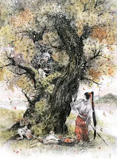 有野獸！繪畫：早稻