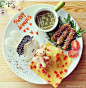 华人妈妈Samantha Lee为两位女儿制作的美食，分享自Instagram