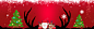 圣诞节鹿角卡通雪花红色banner 圣诞节 新年 高清背景 背景 设计图片 免费下载 页面网页 平面电商 创意素材