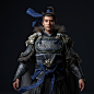 Southern Song Dynasty Costume for BP18, Patrick CN Wong : This is a project that I want to focus mainly on using marvelous designer.  Making a bow its still a challenge.

- skin detail with textureXYZ displacement
- skin textures with 3dsk reference
- cos