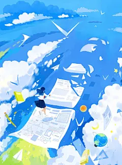 和白马时光合作的书籍封面_我的宗介__插画师作品_涂鸦王国gracg.com
