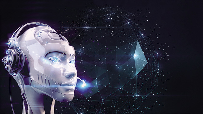 科技未来人工工智能科学背景图片素材
