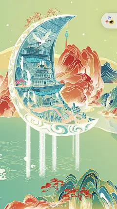又美又酷的国风插画

画师：@特浓TN
#飞乐鸟分享# #国风# ​​​​